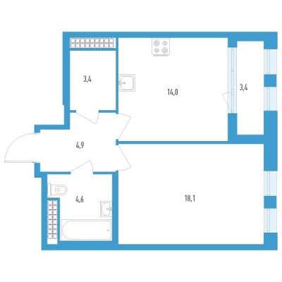 1к. квартира