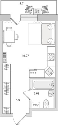 Студия-квартира