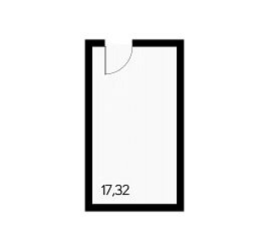 Помещение свободного назначения, 17.3 м²
