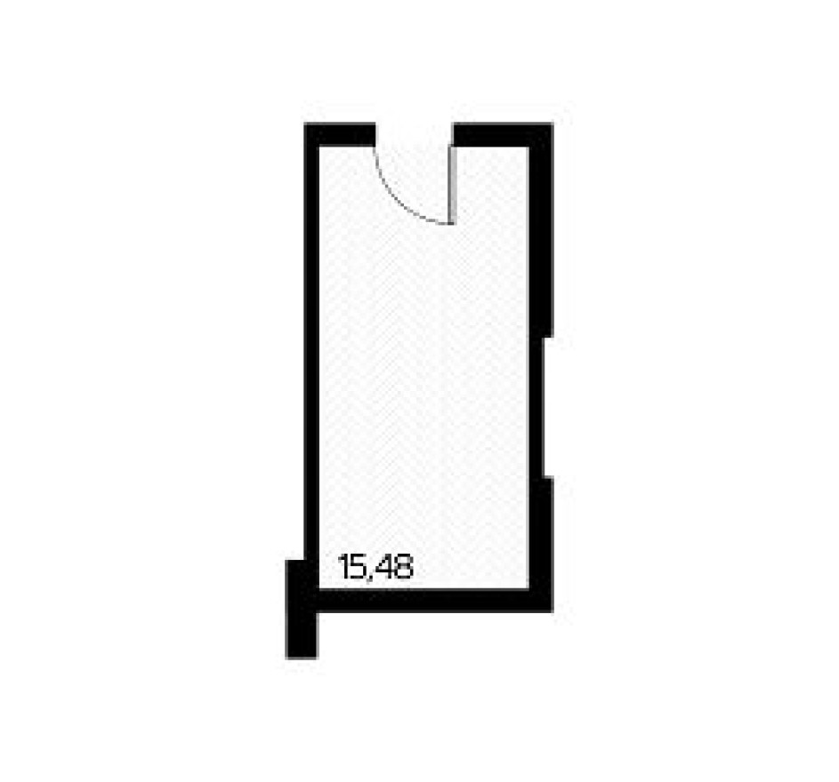 Помещение свободного назначения, 15.5 м²