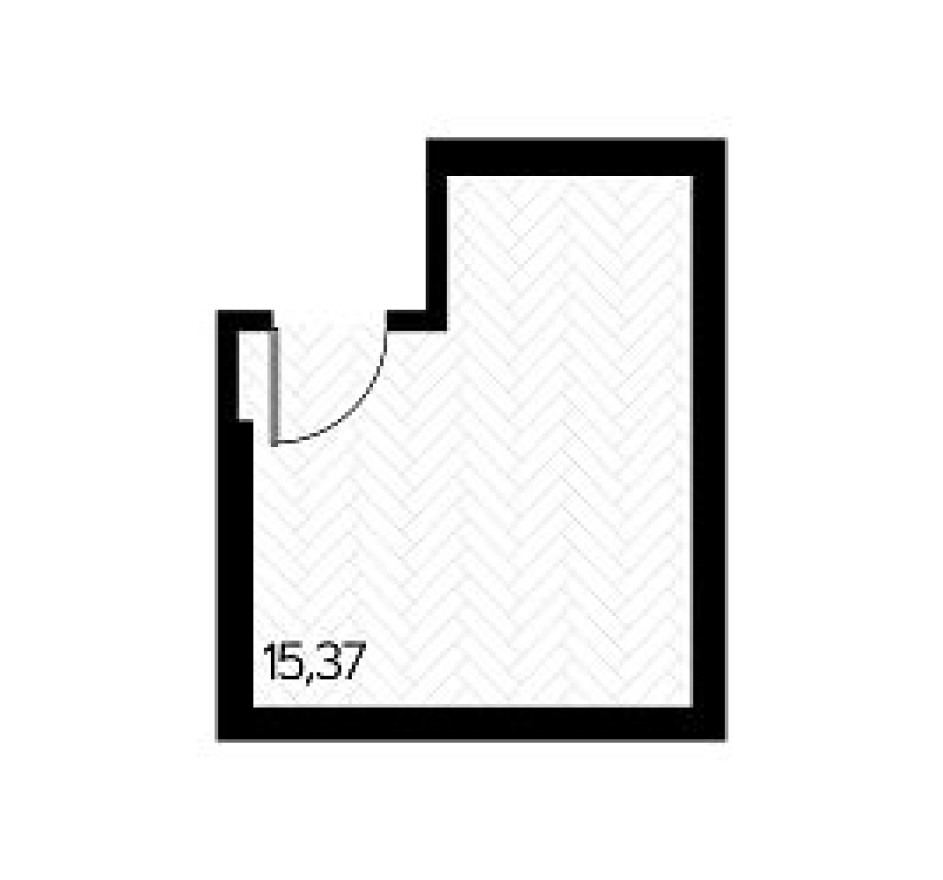 Помещение свободного назначения, 15.4 м²