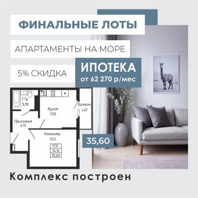 1к. квартира