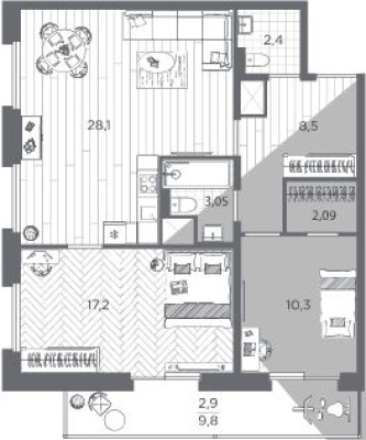 2к. квартира