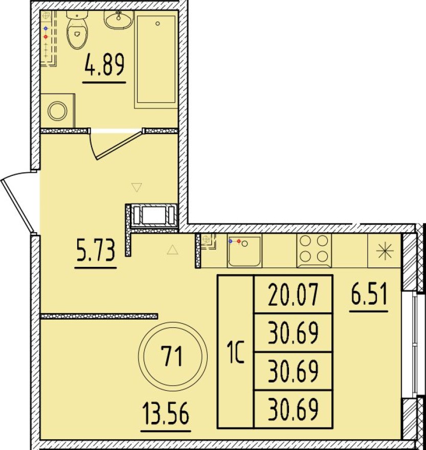 Студия-квартира