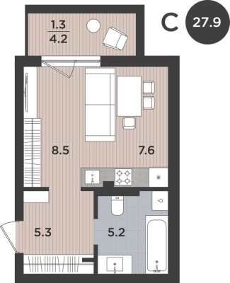 Студия-квартира