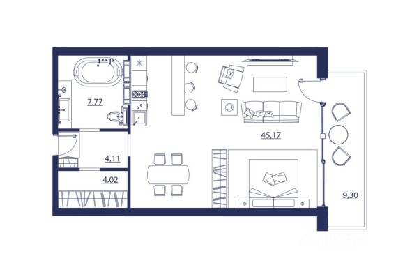 Студия-апартаменты