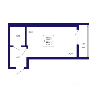 1к. квартира