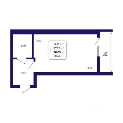 1к. квартира