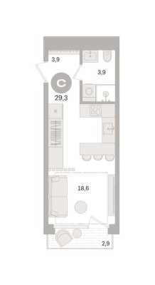 Студия-квартира