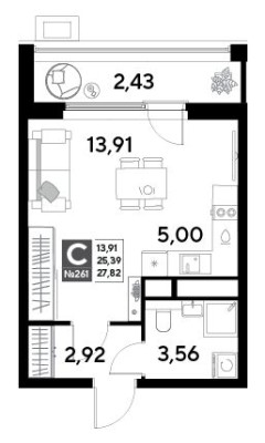 Студия-квартира