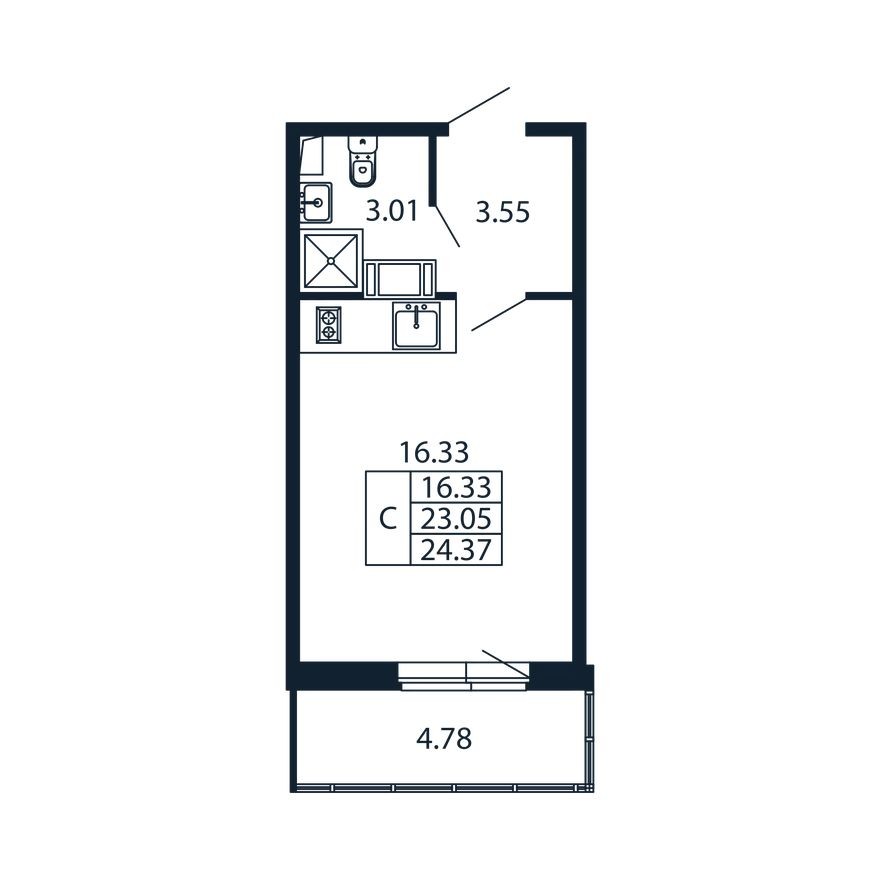 Студия-квартира