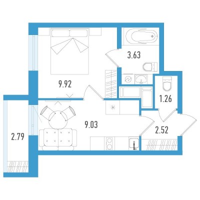 1к. квартира