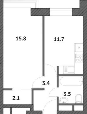 1к. квартира