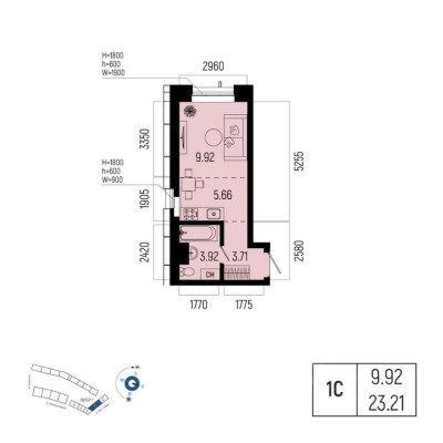 1к. квартира