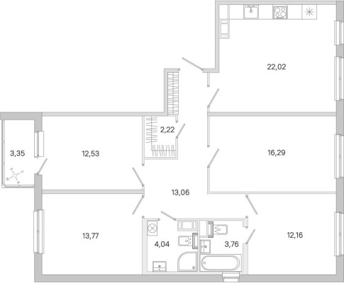 4к. квартира