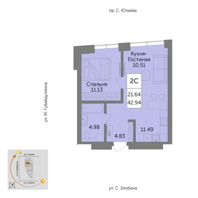 2к. квартира