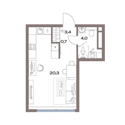 Студия-квартира