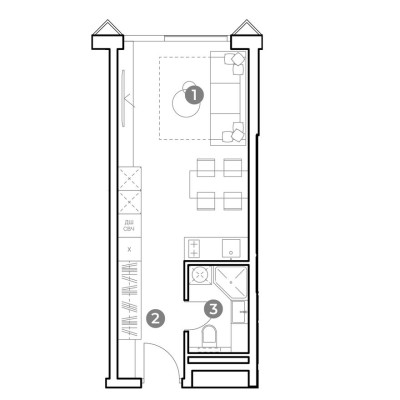 1к. апартаменты