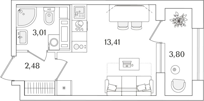 Студия-квартира
