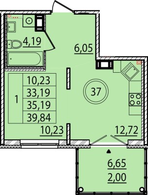 1к. квартира