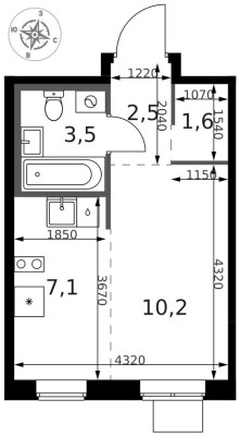 Студия-квартира