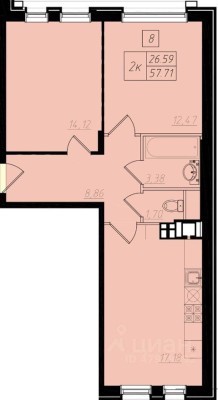 2к. квартира