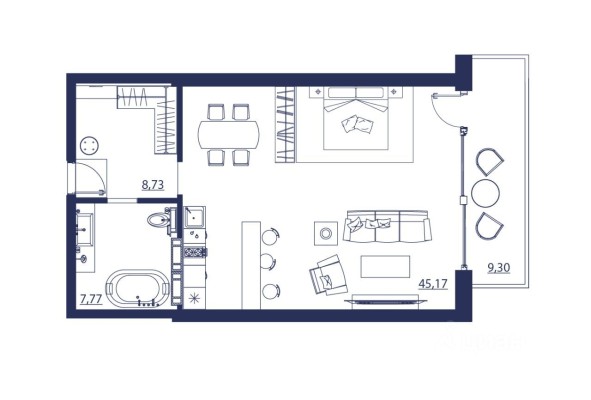 Студия-апартаменты