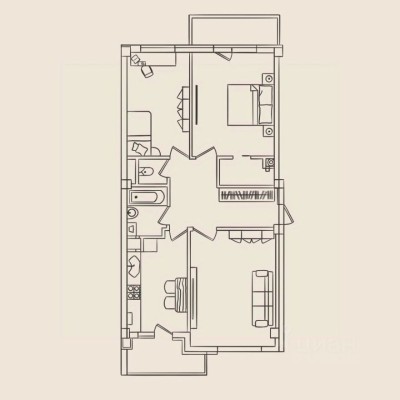 3к. квартира