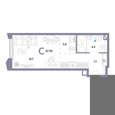 Студия-квартира