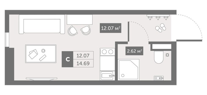 Студия-квартира