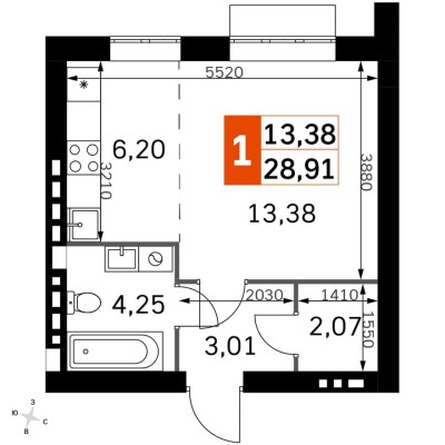 Студия-квартира