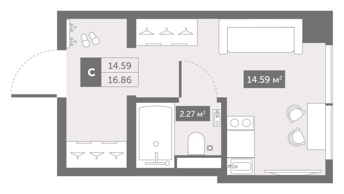 Студия-квартира