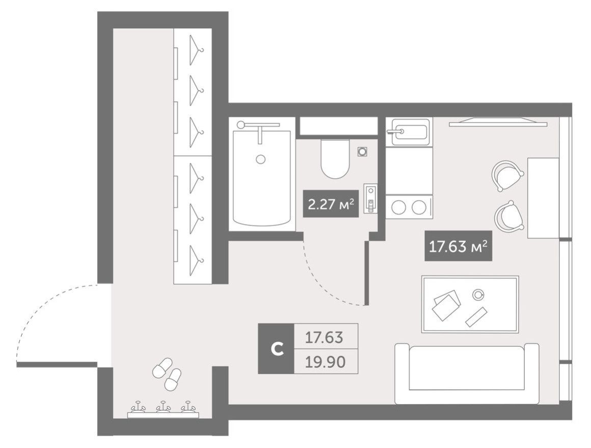 Студия-квартира