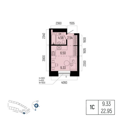 1к. квартира