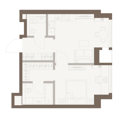 1к. квартира