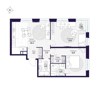 2к. квартира