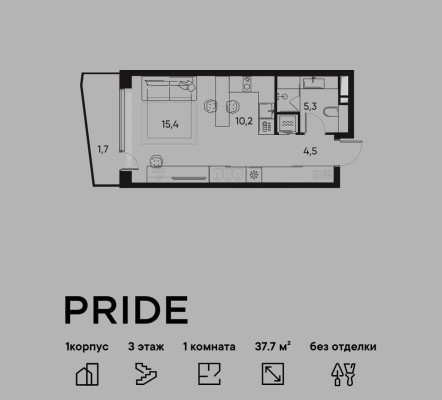 1к. квартира