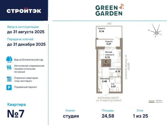 1к. квартира