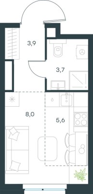Студия-квартира