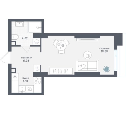 Студия-квартира