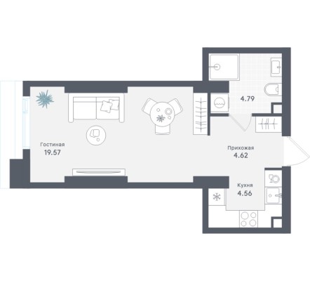 Студия-квартира