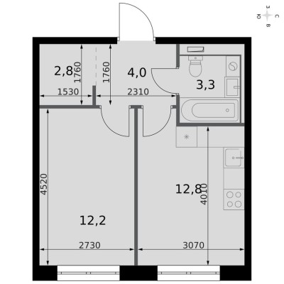 1к. квартира