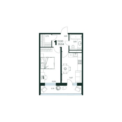 1к. квартира