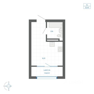 1к. квартира