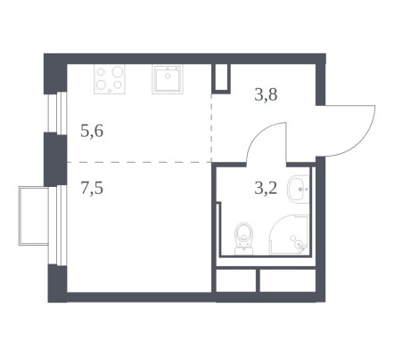 Студия-квартира