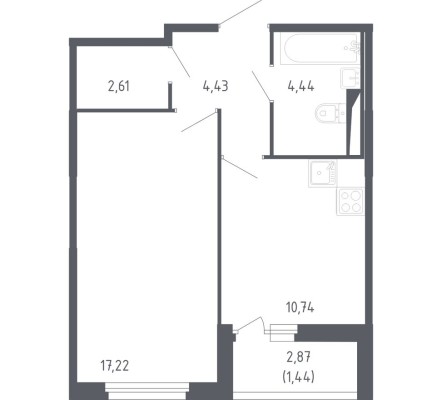 1к. квартира