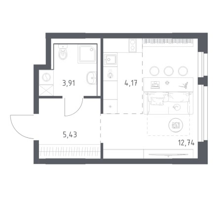 Студия-квартира