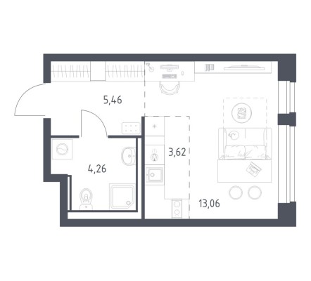 Студия-квартира