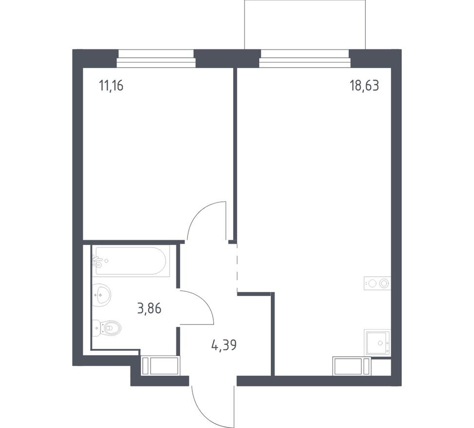 1к. квартира