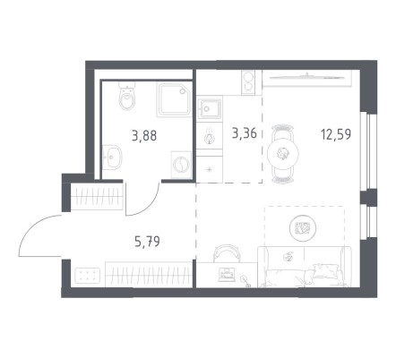 Студия-квартира